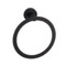 Modern Matte Black Towel Ring